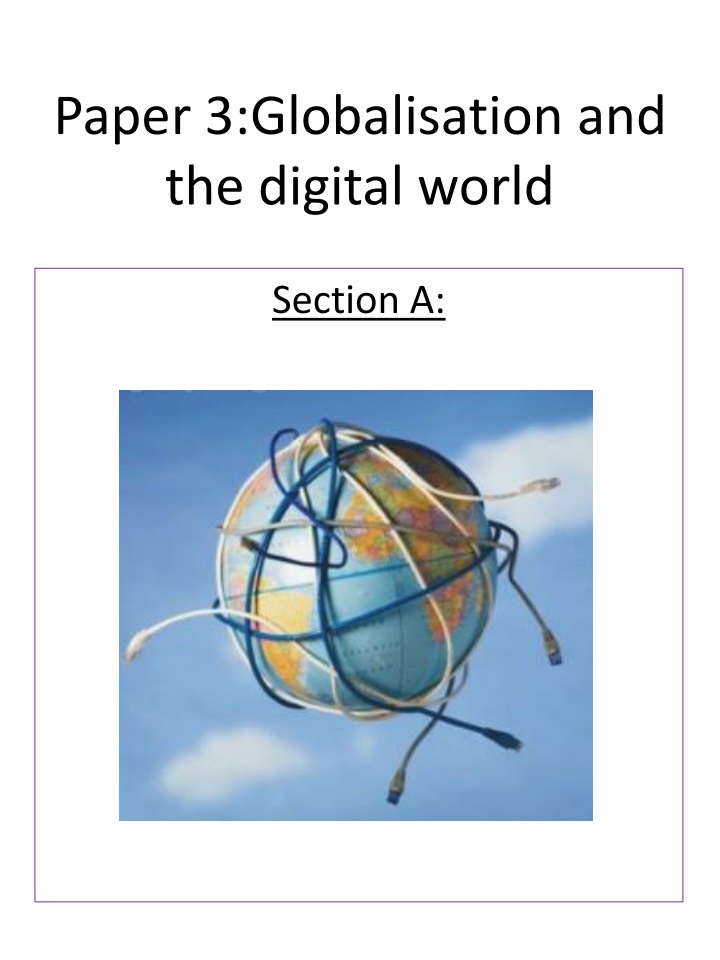 paper 3 globalisation and the digital world