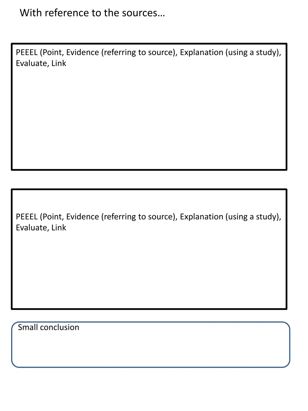 with reference to the sources 6