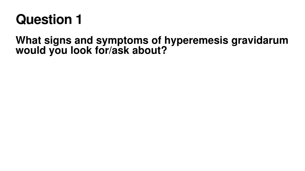 question 1