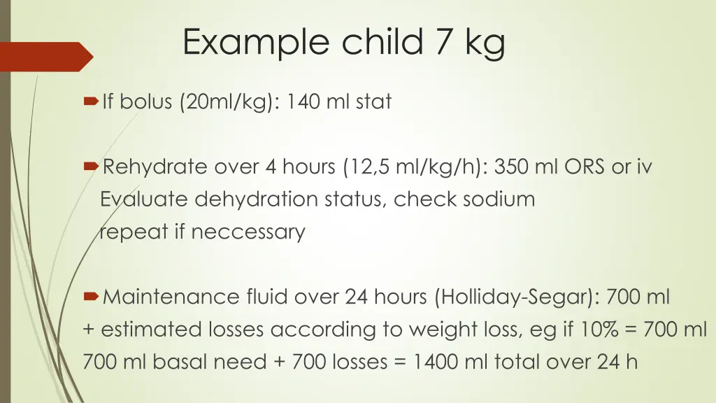 example child 7 kg