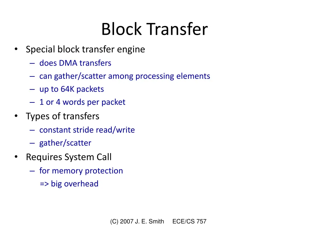 block transfer