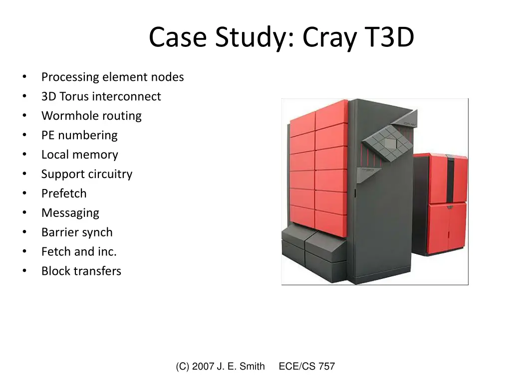 case study cray t3d