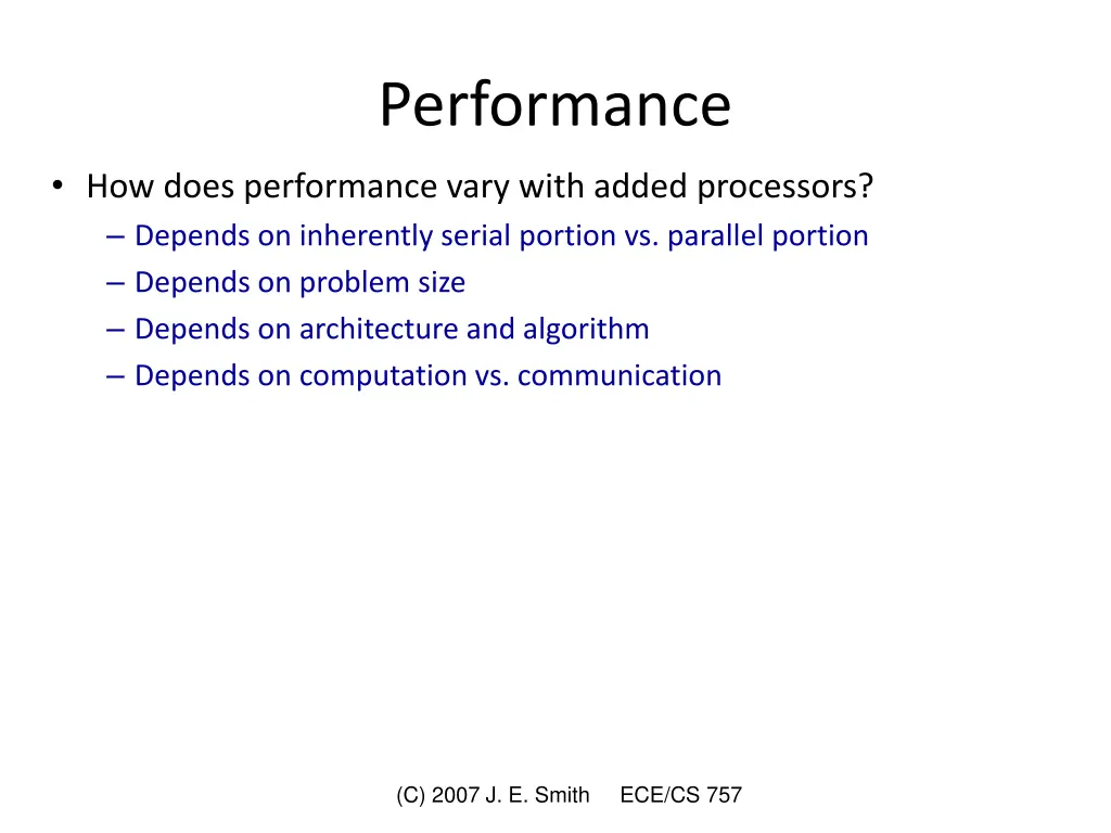 performance