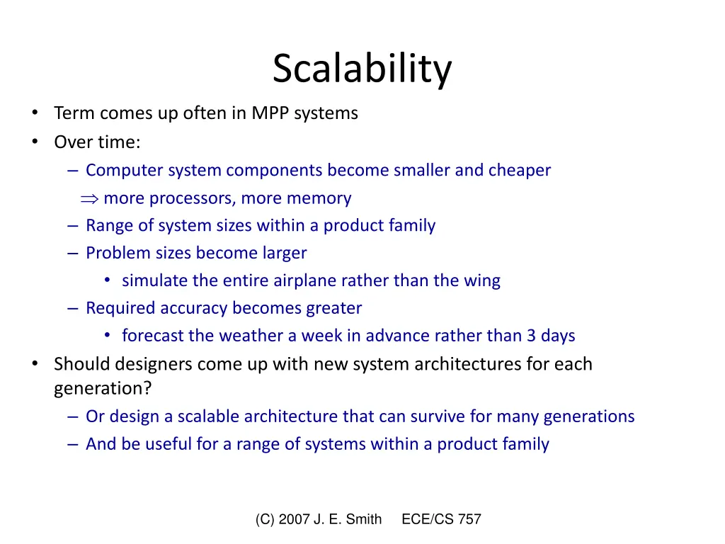 scalability