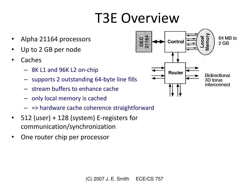 t3e overview