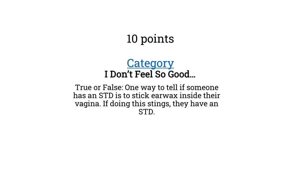 10 points 4