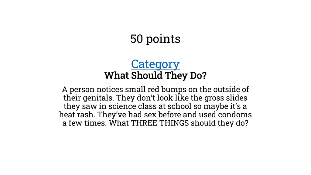 50 points 3