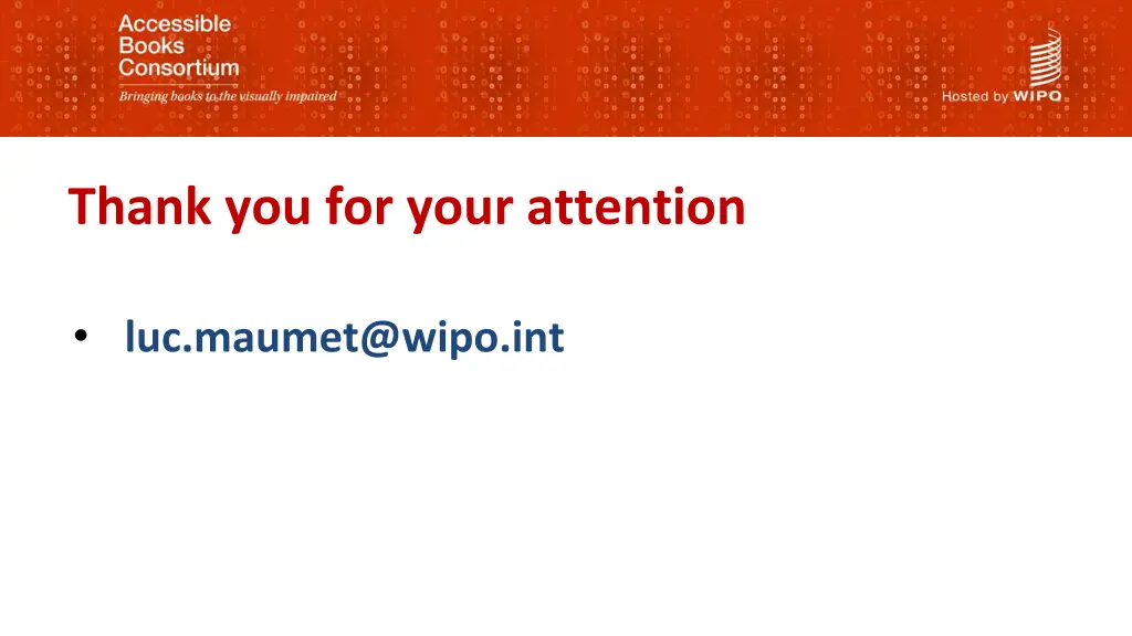 thank you for your attention