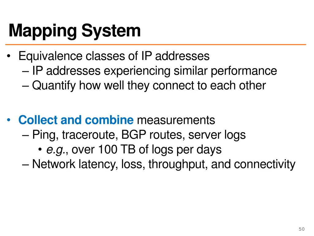mapping system