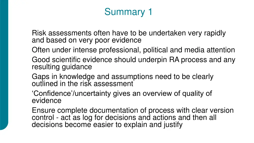 summary 1