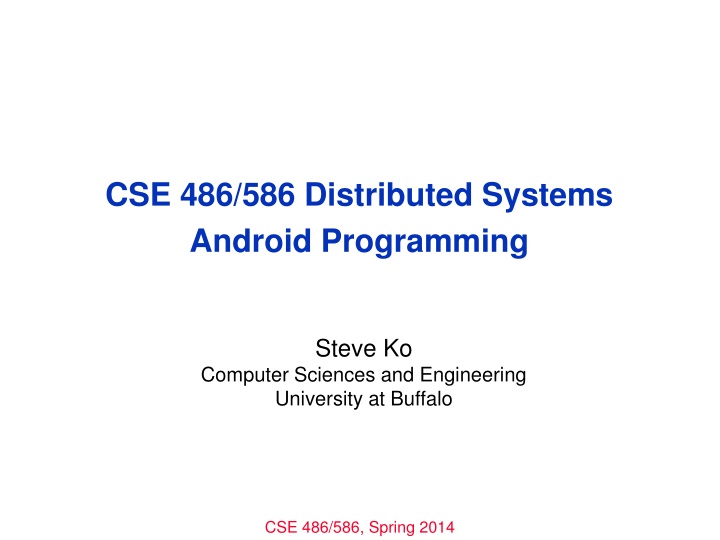cse 486 586 distributed systems android
