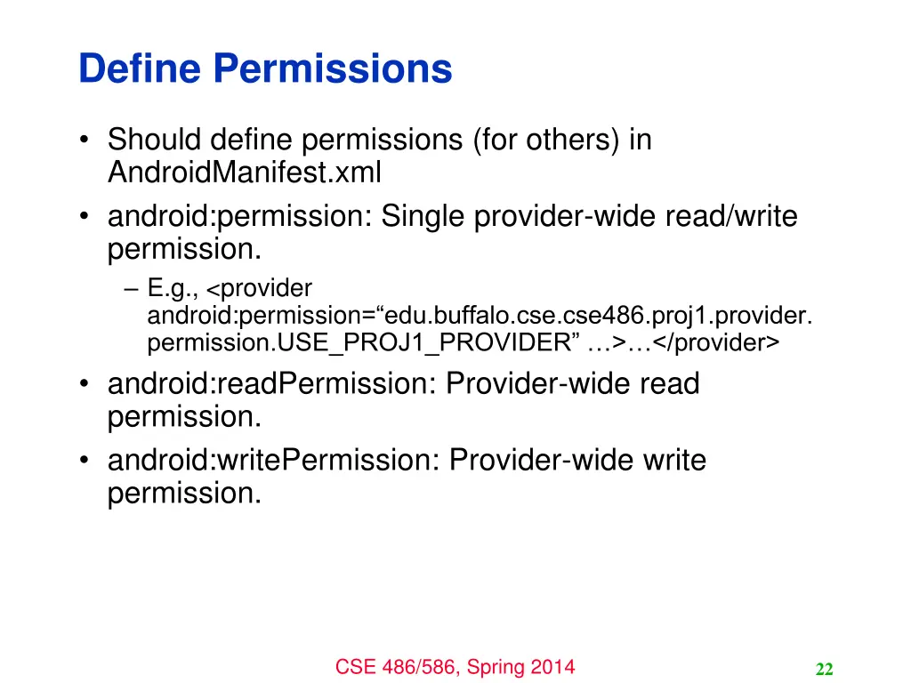 define permissions