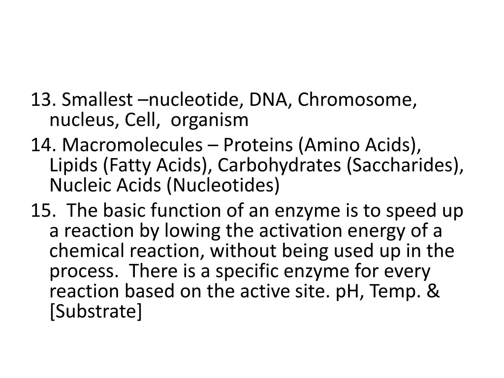 13 smallest nucleotide dna chromosome nucleus