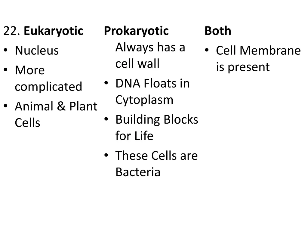 22 eukaryotic nucleus more complicated animal