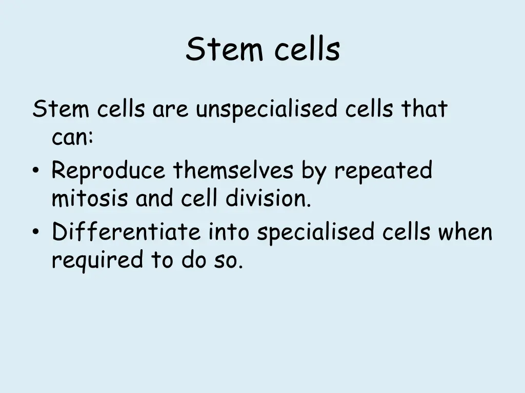 stem cells
