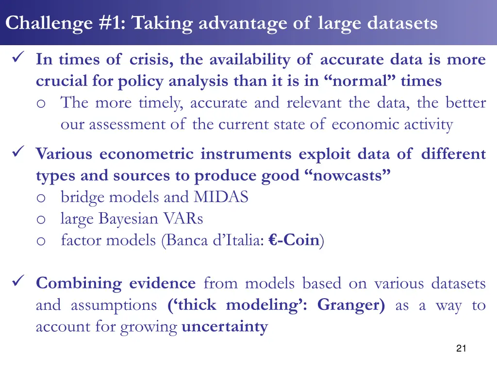 challenge 1 taking advantage of large datasets 1