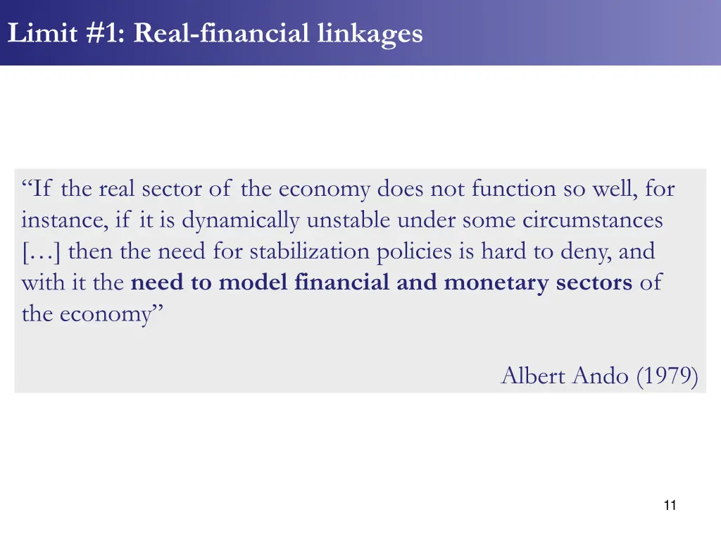 limit 1 real financial linkages