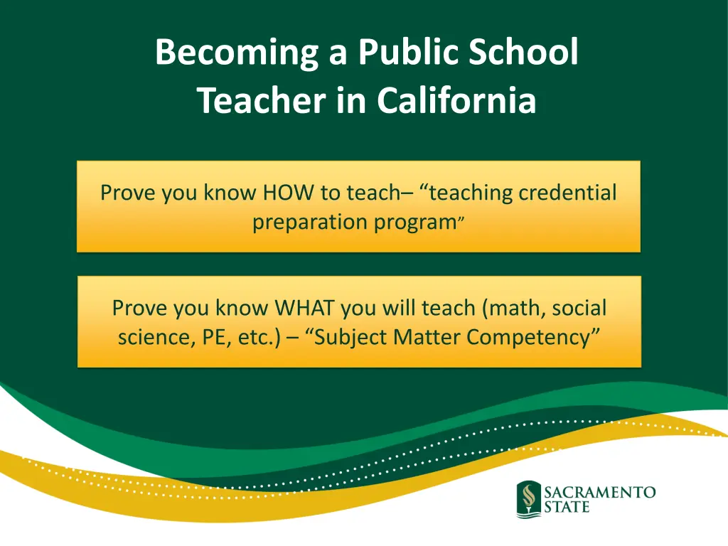 becoming a public school teacher in california