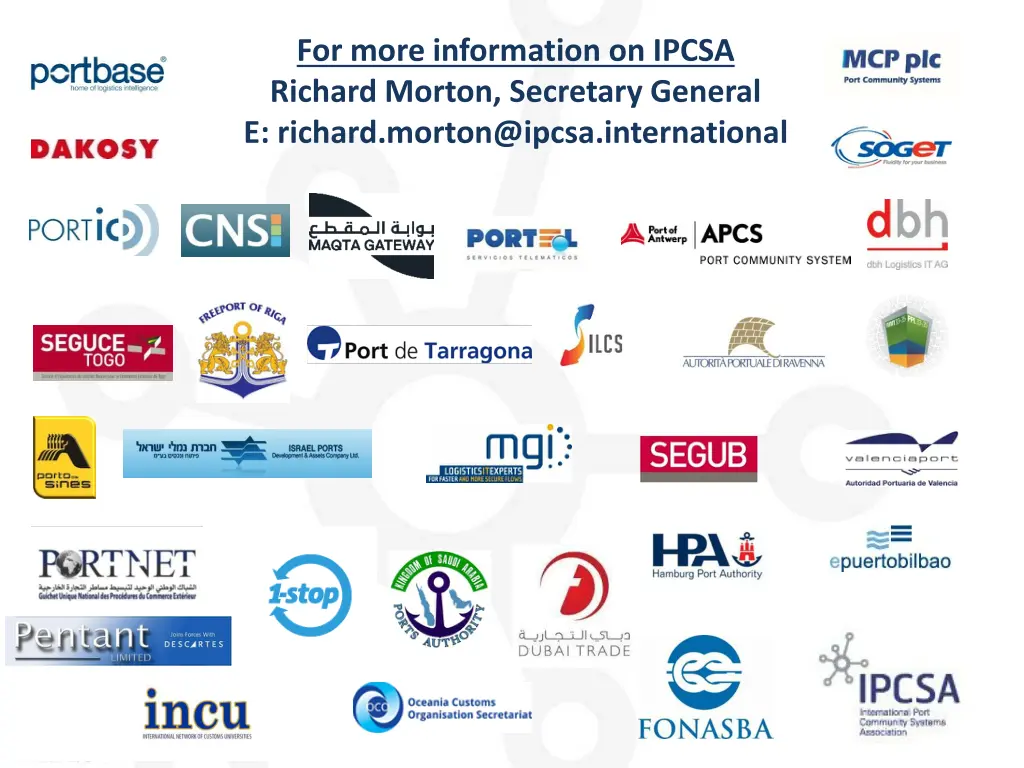 for more information on ipcsa richard morton