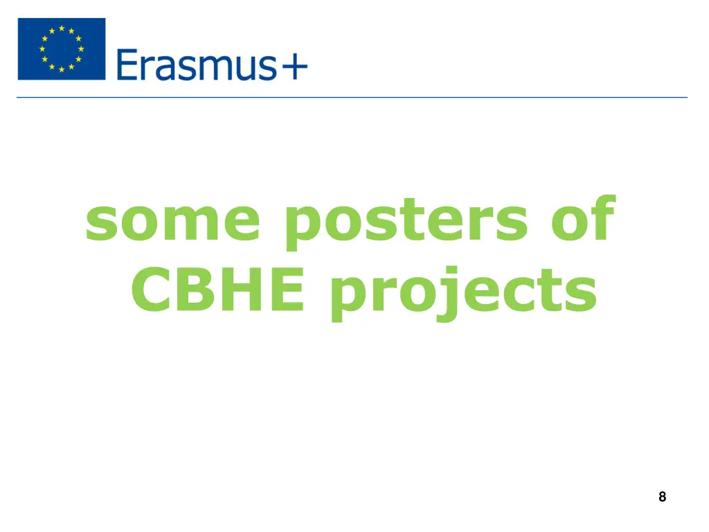 some posters of cbhe projects