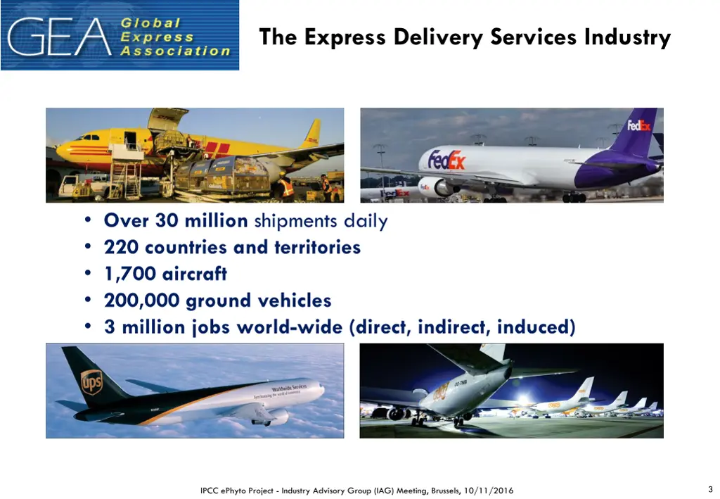 the express delivery services industry