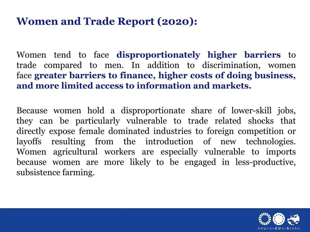 women and trade report 2020