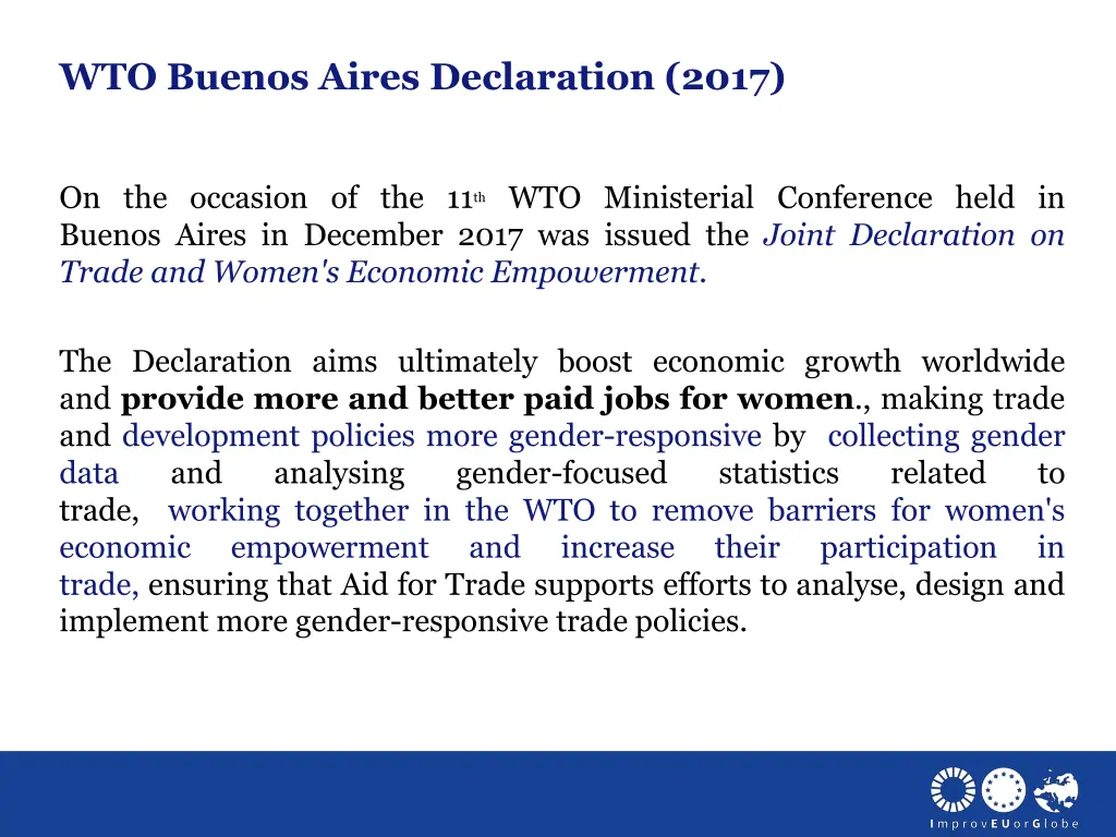 wto buenos aires declaration 2017