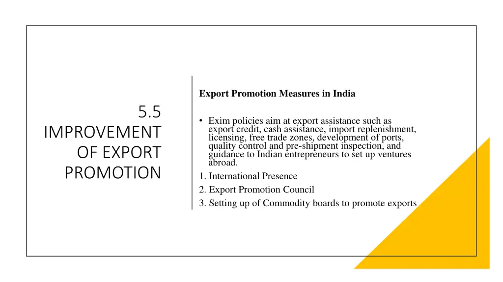 export promotion measures in india 1