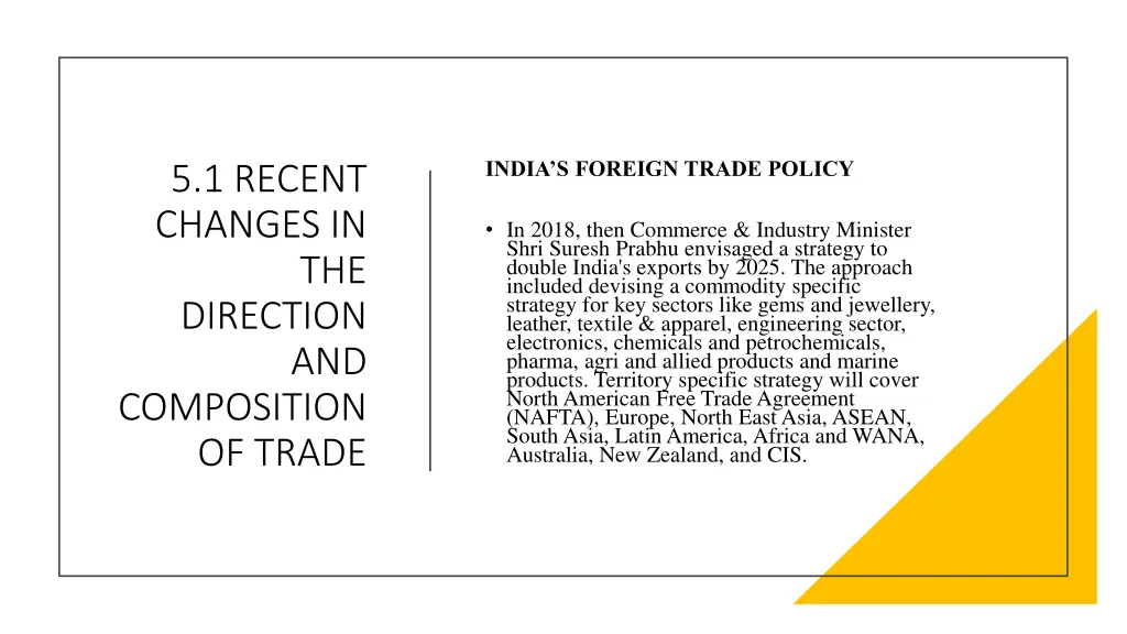 india s foreign trade policy