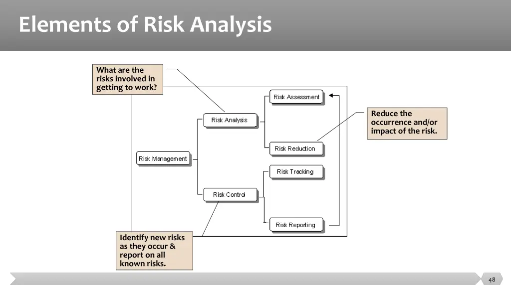 elements of risk analysis
