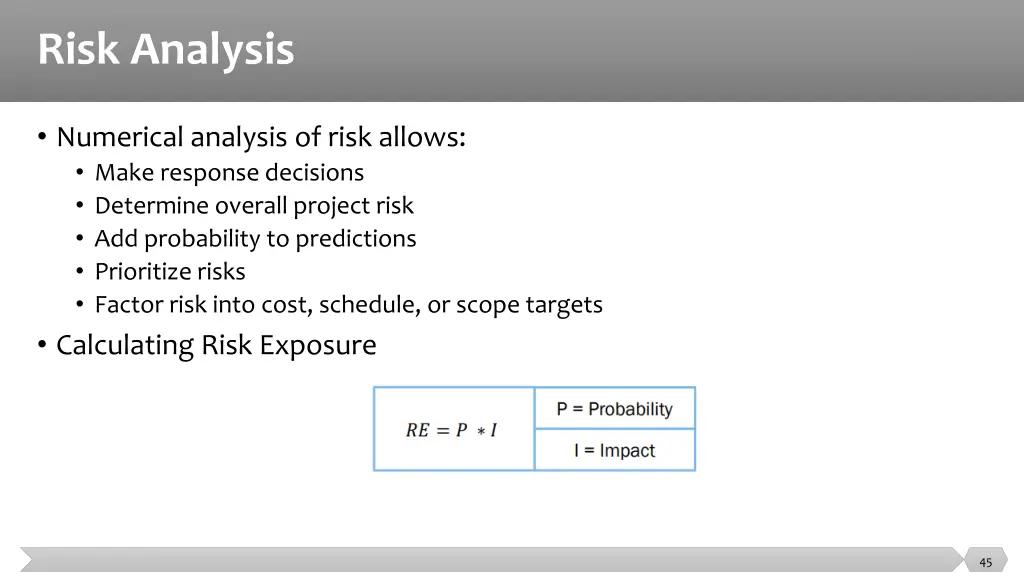 risk analysis 1