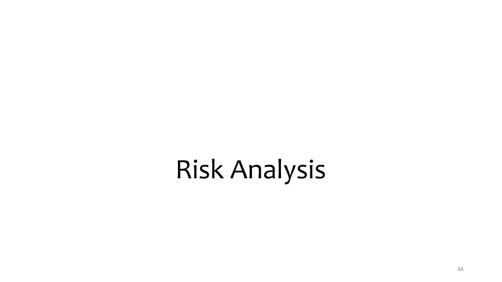 risk analysis