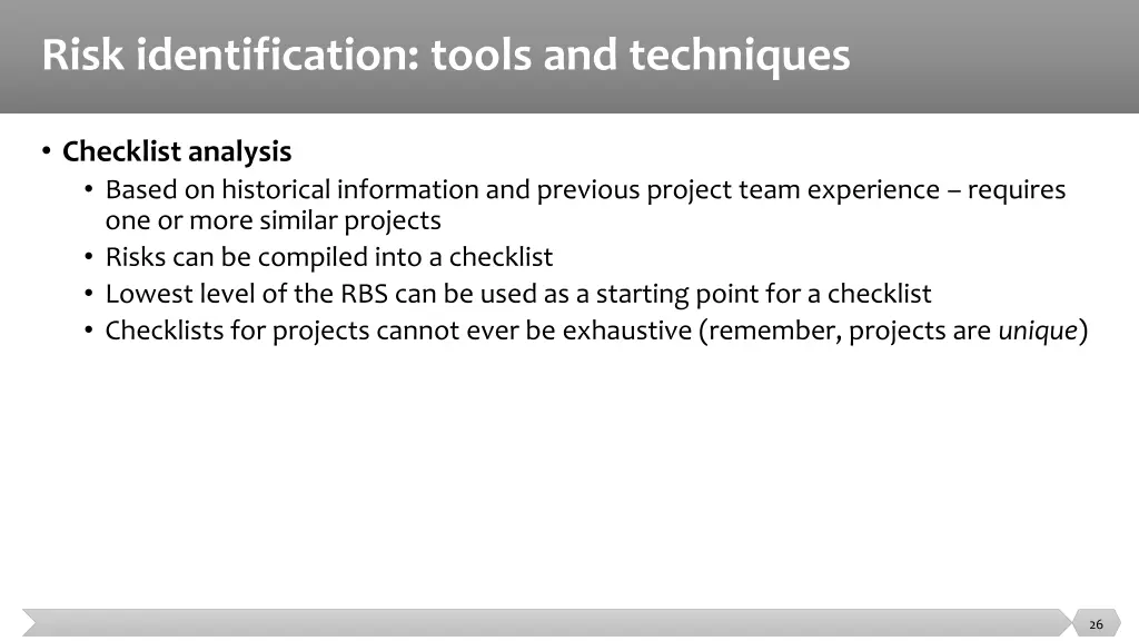risk identification tools and techniques 3