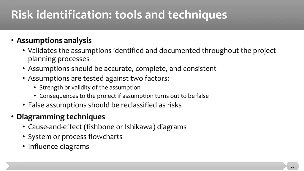 risk identification tools and techniques 4