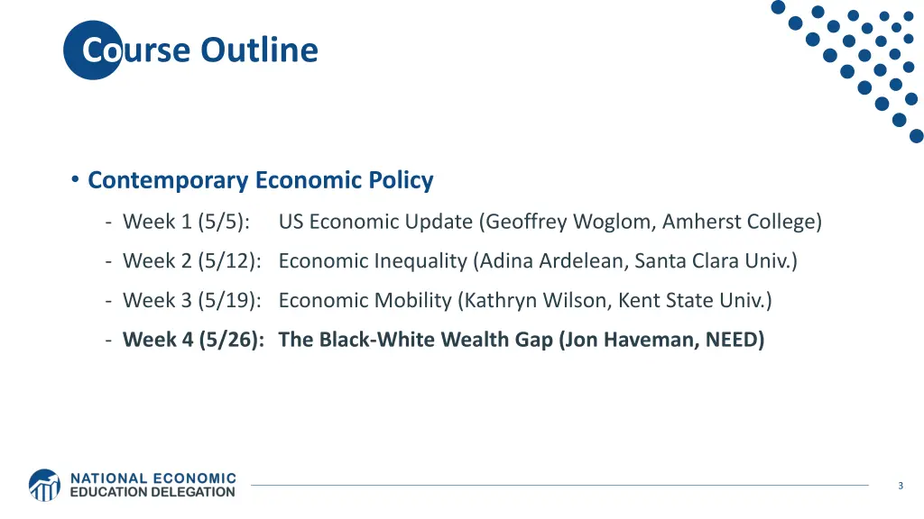 course outline