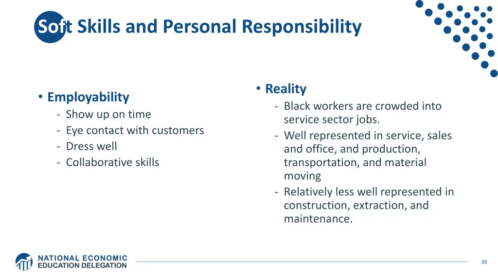soft skills and personal responsibility