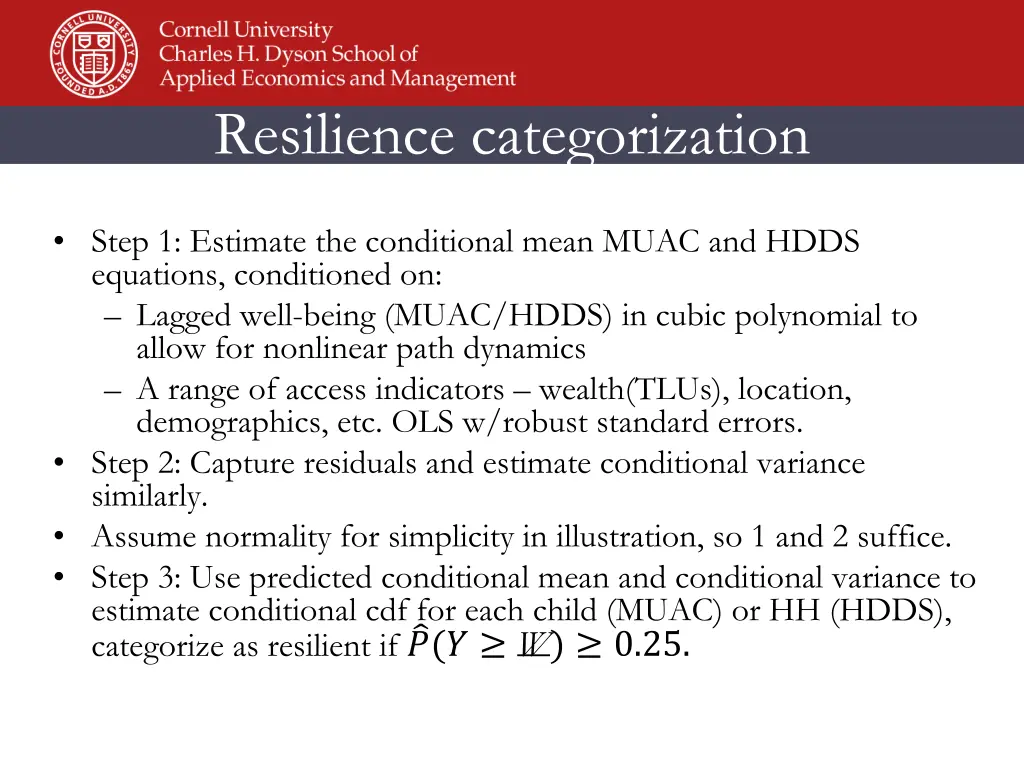 resilience categorization 1
