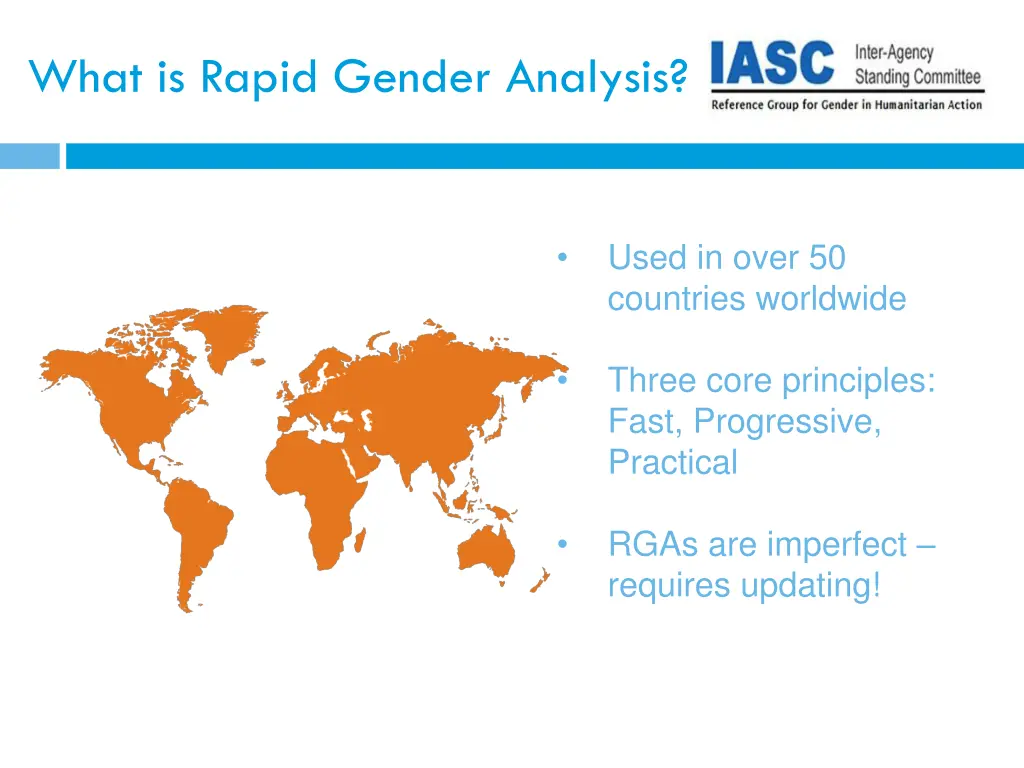 what is rapid gender analysis