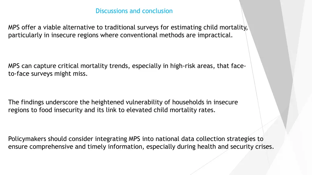 discussions and conclusion