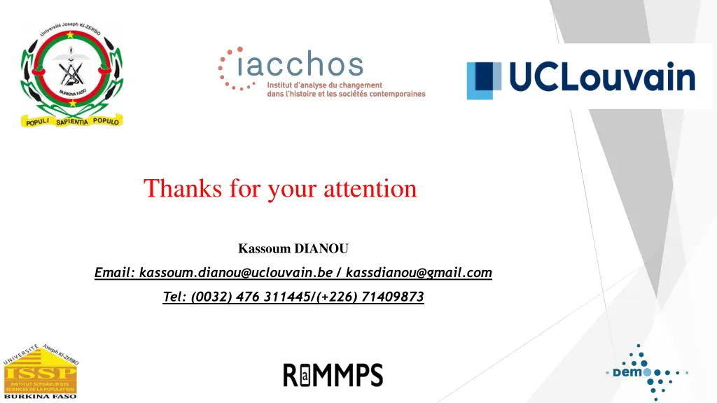 thanks for your attention