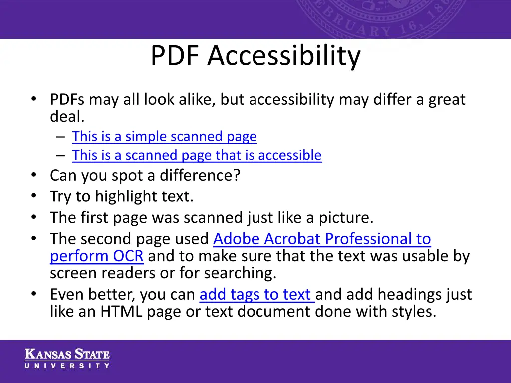 pdf accessibility