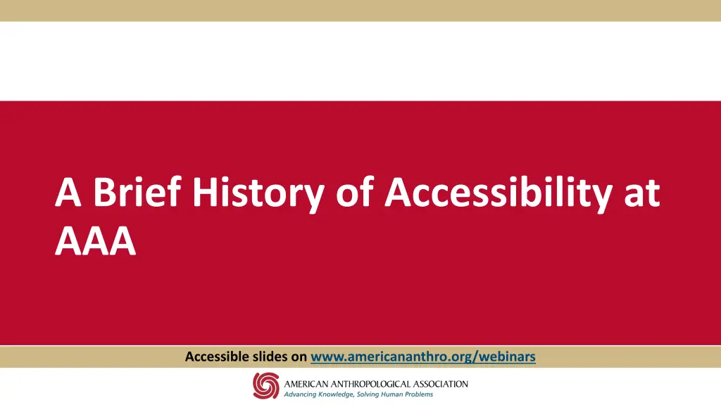 a brief history of accessibility at aaa