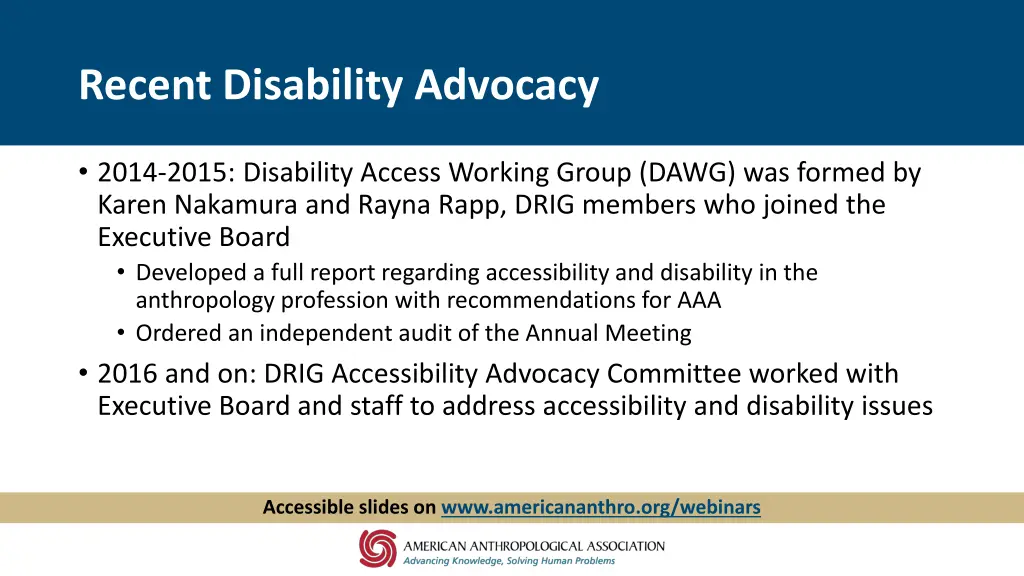 recent disability advocacy