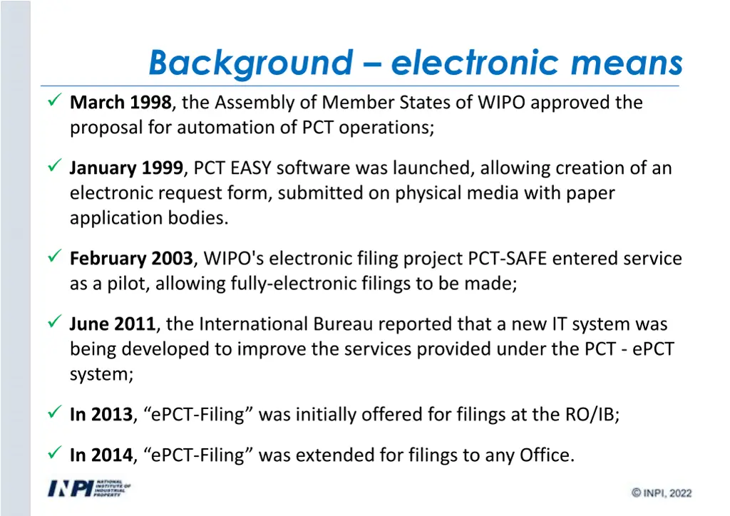background electronic means march 1998