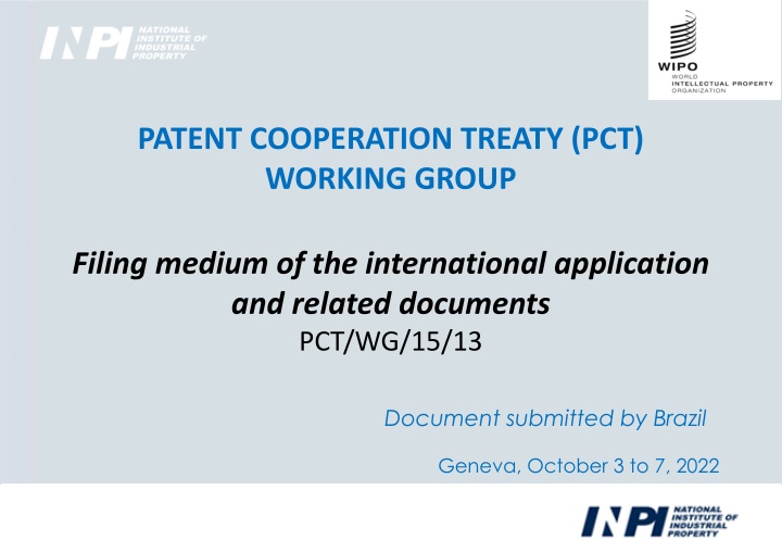 patent cooperation treaty pct working group
