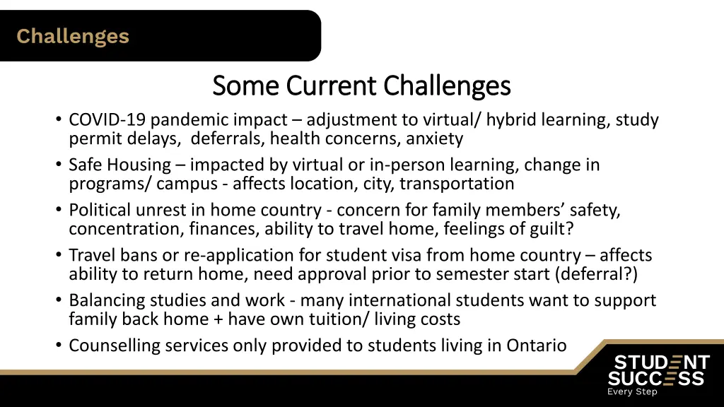 challenges