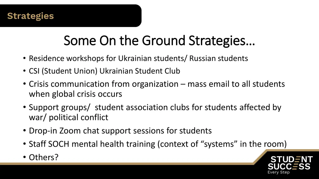 strategies 1