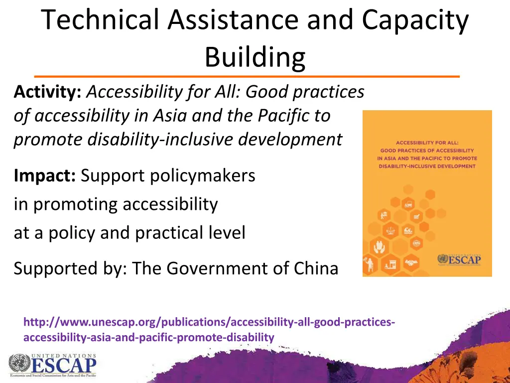 technical assistance and capacity building 1