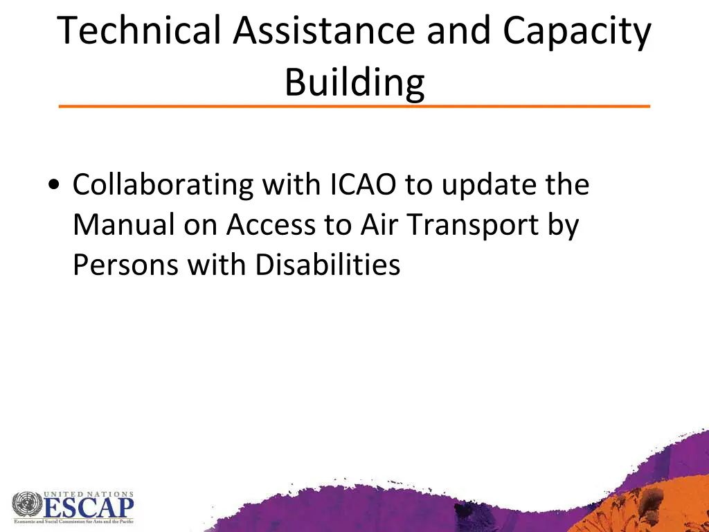 technical assistance and capacity building 2