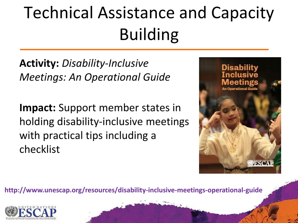 technical assistance and capacity building